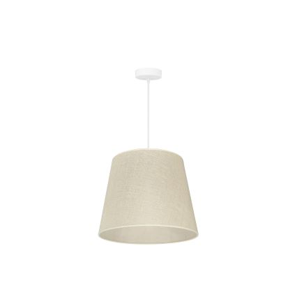 Duolla - Pendel YUTE 1xE27/15W/230V diameter 38 cm grå