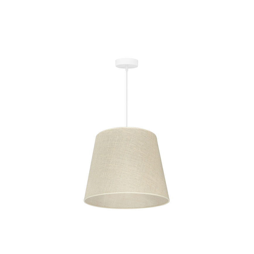 Duolla - Pendel YUTE 1xE27/15W/230V diameter 38 cm grå