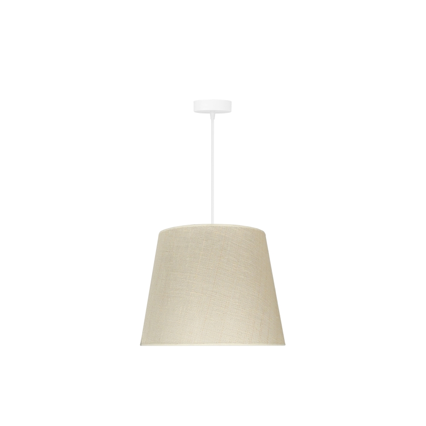 Duolla - Pendel YUTE 1xE27/15W/230V diameter 38 cm grå