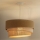 Duolla - Pendel YUTE TRIO 3xE27/15W/230V diameter 60 cm brun/grå/beige