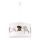 Duolla - Pendellampe til børn PRINT M 1xE27/40W/230V diameter 35 cm dyr