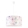 Duolla - Pendellampe til børn PRINT M 1xE27/40W/230V diameter 35 cm prinsesser