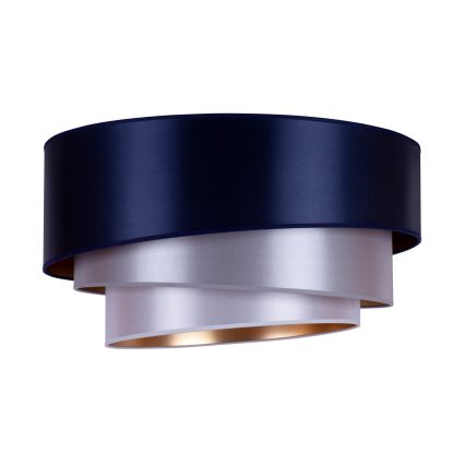 Duolla - Stropní svítidloTRIO 3xE27/15W/230V diameter 60 cm blå/sølvfarvet/kobberfarvet