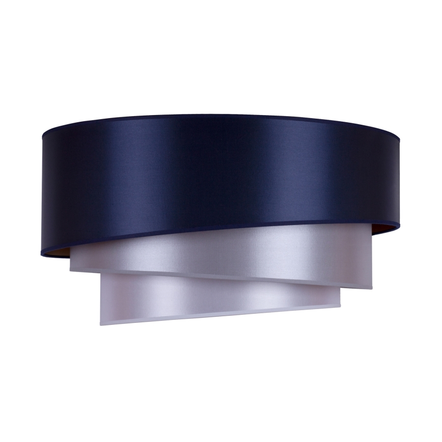 Duolla - Stropní svítidloTRIO 3xE27/15W/230V diameter 60 cm blå/sølvfarvet/kobberfarvet