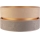 Duolla - Universel lampeskærm DUO E27 diameter 40 cm beige/grå/guldfarvet