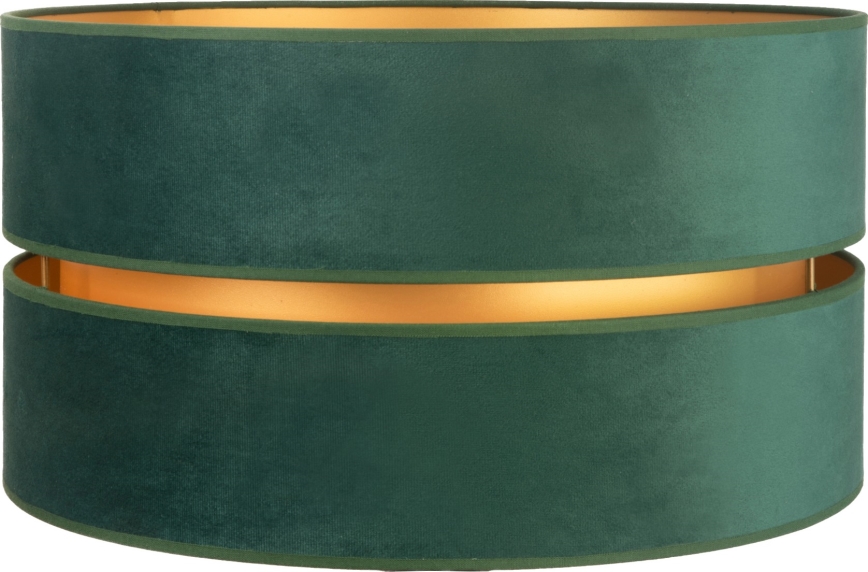 Duolla - Universel lampeskærm DUO E27 diameter 40 cm grøn/guldfarvet