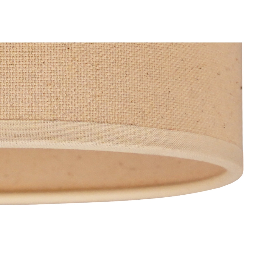 Duolla - Universel lampeskærm ROLLER E27 diameter 13 cm beige