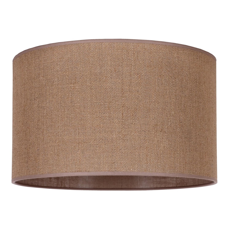 Duolla - Universel lampeskærm ROLLER E27 diameter 50 cm brun