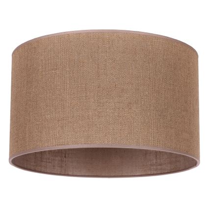 Duolla - Universel lampeskærm ROLLER E27 diameter 50 cm brun