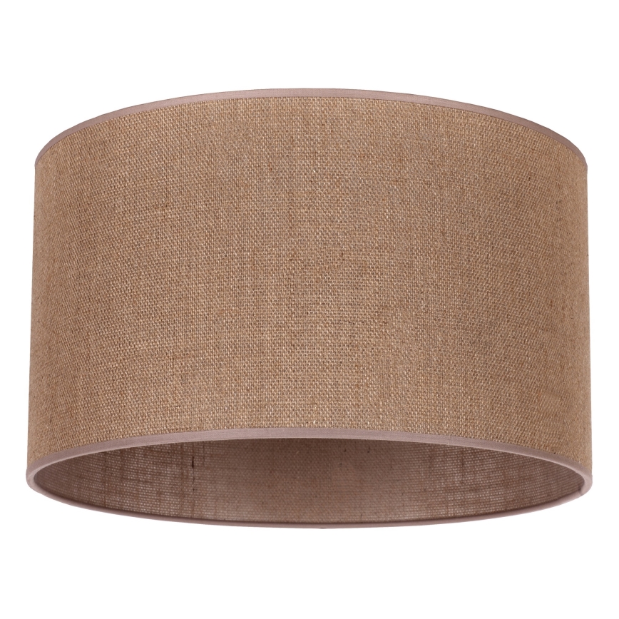 Duolla - Universel lampeskærm ROLLER E27 diameter 50 cm brun