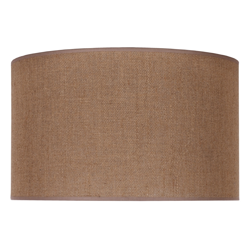 Duolla - Universel lampeskærm ROLLER E27 diameter 50 cm brun