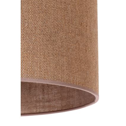 Duolla - Universel lampeskærm ROLLER E27 diameter 50 cm brun