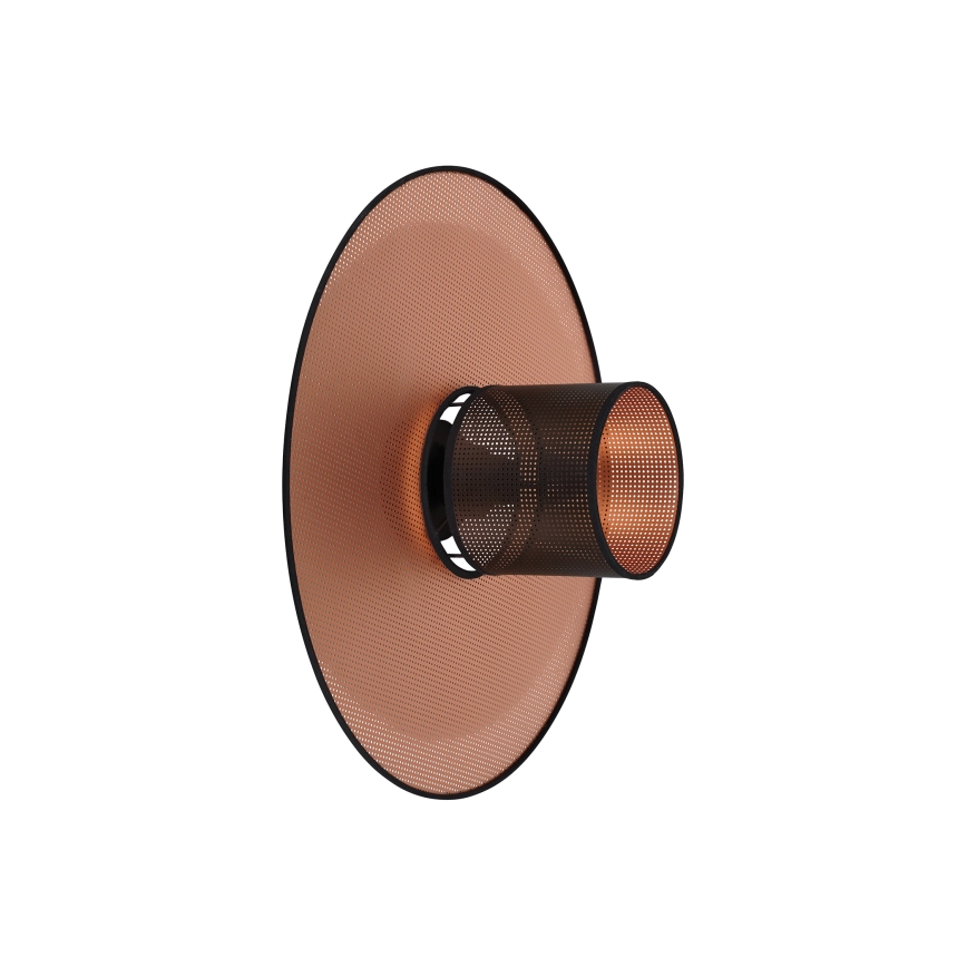 Duolla - Væglampe TOKYO SHINY 1xE27/15W/230V diameter 50 cm kobber/sort