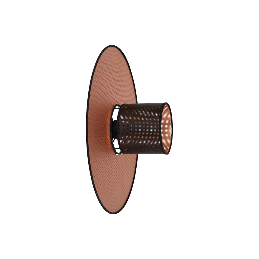 Duolla - Væglampe TOKYO SHINY 1xE27/15W/230V diameter 50 cm kobber/sort