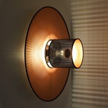 Duolla - Væglampe TOKYO SHINY 1xE27/15W/230V kobber/sort