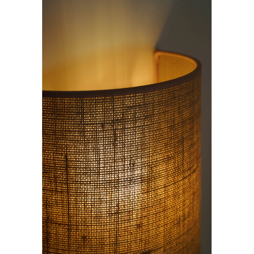 Duolla - Væglampe YUTE 1xE27/15W/230V diameter 20 cm brun