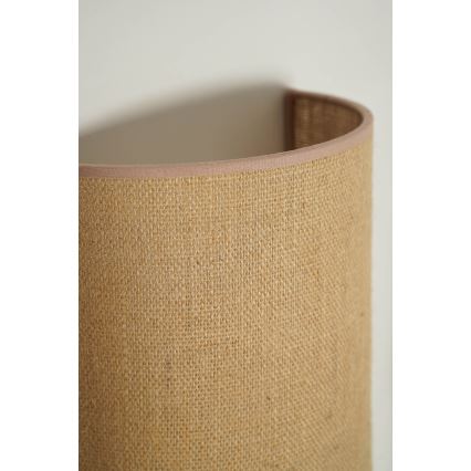 Duolla - Væglampe YUTE 1xE27/15W/230V diameter 20 cm brun