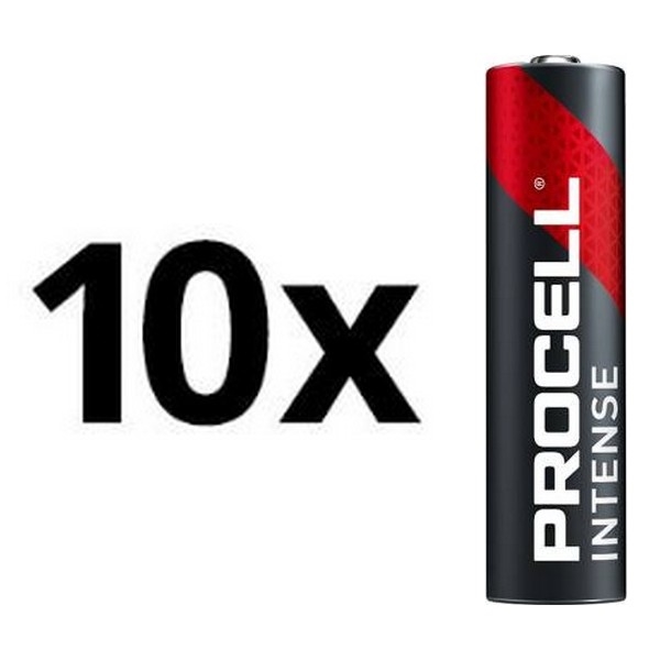Duracell - 10 stk. Alkalisk batteri Procell Intense LR03/AAA 1,5V 1465 mAh