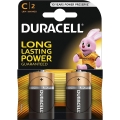 Duracell - 2 stk. Alkalisk batteri Basic LR14/C 1,5V 2200 mAh