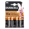 Duracell - 4 stk. Alkalisk batteri Basic LR06/AA 1,5V 2650 mAh