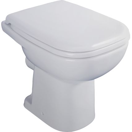 Duravit 21080900002 - Gulvstående toilet D-CODE keramik/blank hvid