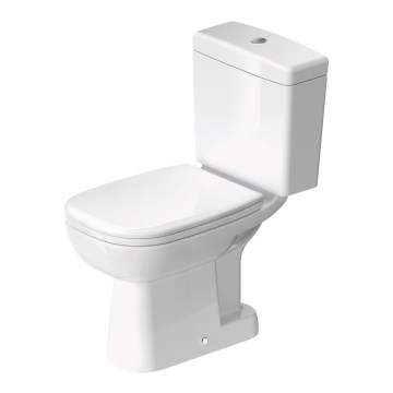 Duravit 21110100002 - D-CODE kombi-WC i keramik, højglans hvid