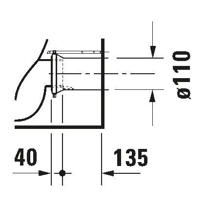 Duravit 21150900002 - Gulvstående toilet D-CODE keramik/højglans hvid