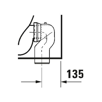 Duravit 21150900002 - Gulvstående toilet D-CODE keramik/højglans hvid