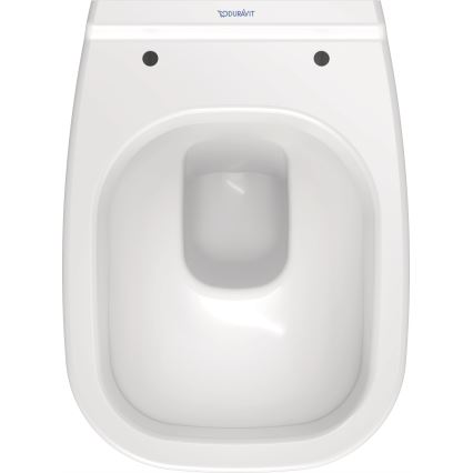 Duravit 22110900002 - Vægophængt toilet D-CODE keramik/højglans hvid