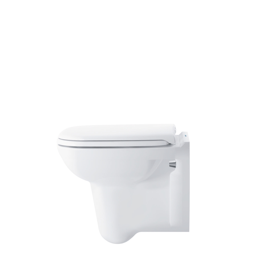 Duravit 22110900002 - Vægophængt toilet D-CODE keramik/højglans hvid