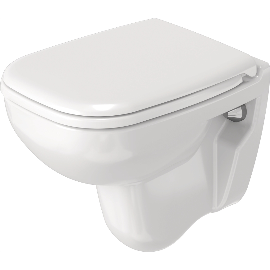 Duravit 22110900002 - Vægophængt toilet D-CODE keramik/højglans hvid