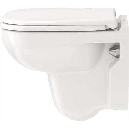 Duravit 22110900002 - Vægophængt toilet D-CODE keramik/højglans hvid