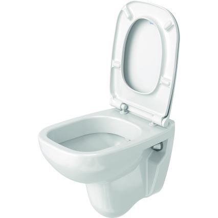 Duravit 22110900002 - Vægophængt toilet D-CODE keramik/højglans hvid