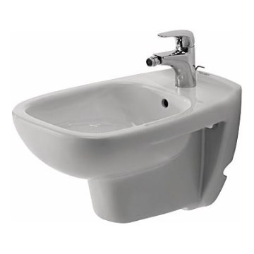 Duravit 22571500002 - Væghængt bidet D-CODE, keramik/højglans hvid