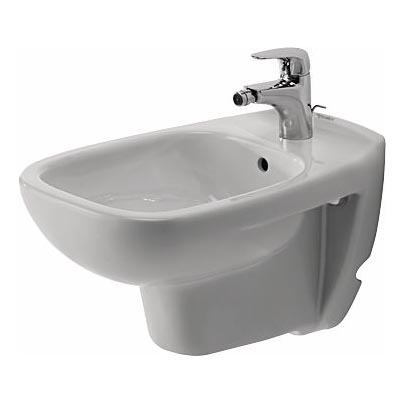 Duravit 22571500002 - Væghængt bidet D-CODE, keramik/højglans hvid