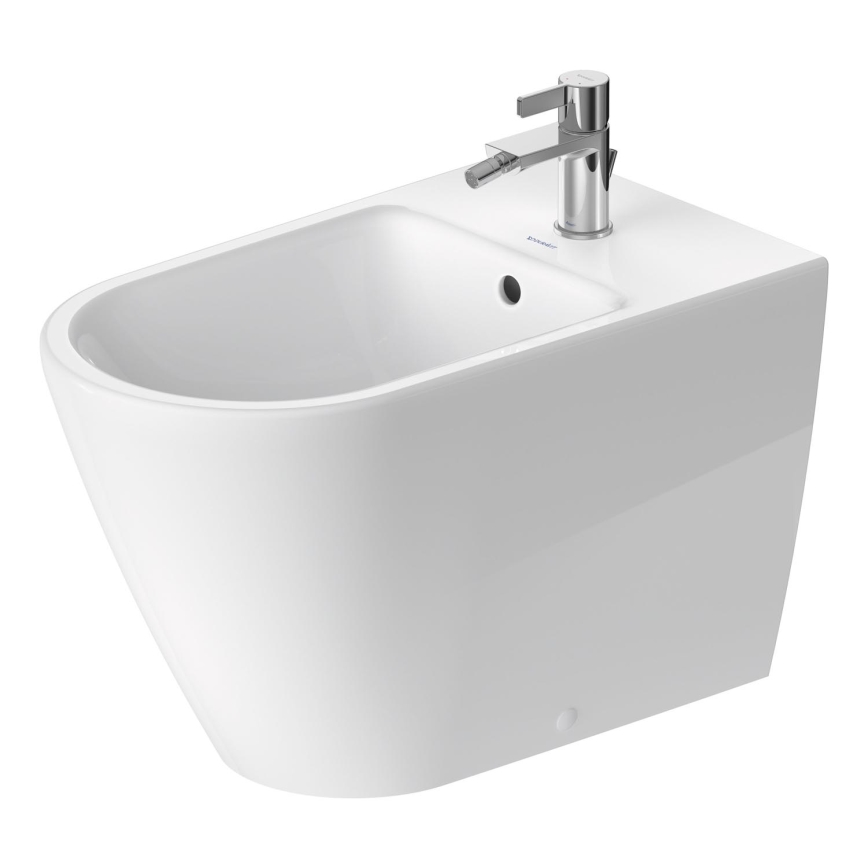 Duravit 2294100000 - Gulvstående bidet D-NEO, keramik, højglans hvid