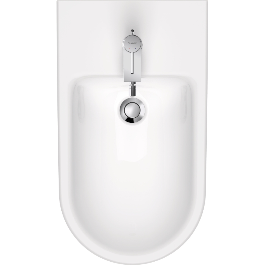 Duravit 2294100000 - Gulvstående bidet D-NEO, keramik, højglans hvid