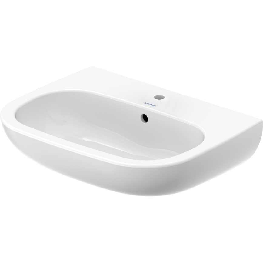 Duravit 23106000002 - Væghængt håndvask D-CODE 60x46 cm keramik/højglans hvid