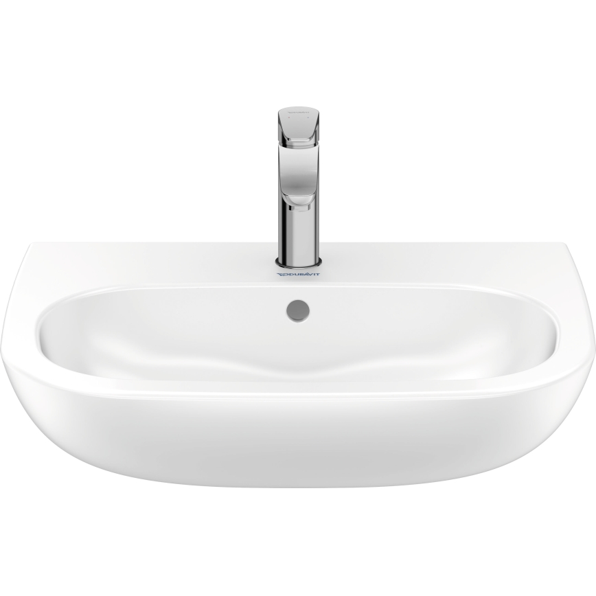 Duravit 23106000002 - Væghængt håndvask D-CODE 60x46 cm keramik/højglans hvid