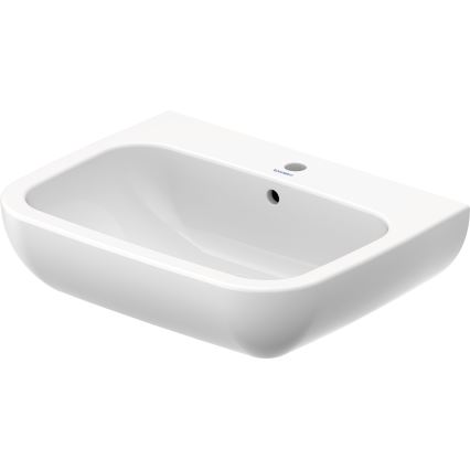 Duravit 23106500002 - Væghængt håndvask D-CODE 65x50 cm keramik/højglans hvid
