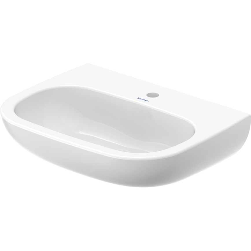 Duravit 23116000002 - Væghængt håndvask D-CODE 60x46 cm keramik/højglans hvid