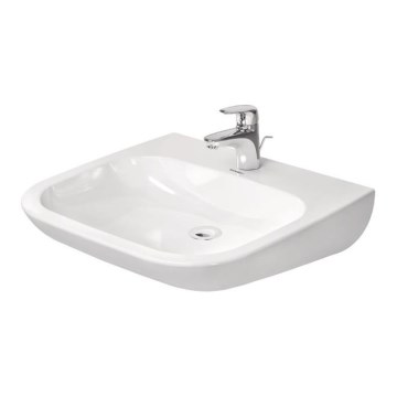 Duravit 23136000002 - Væghængt håndvask D-CODE 60 x 55 cm keramik/blank hvid