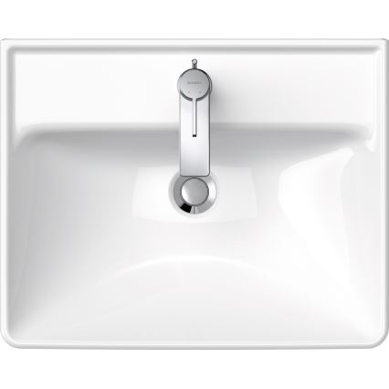 Duravit 2366550000 - Væghængt håndvask D-NEO 55x44 cm keramik/højglans hvid
