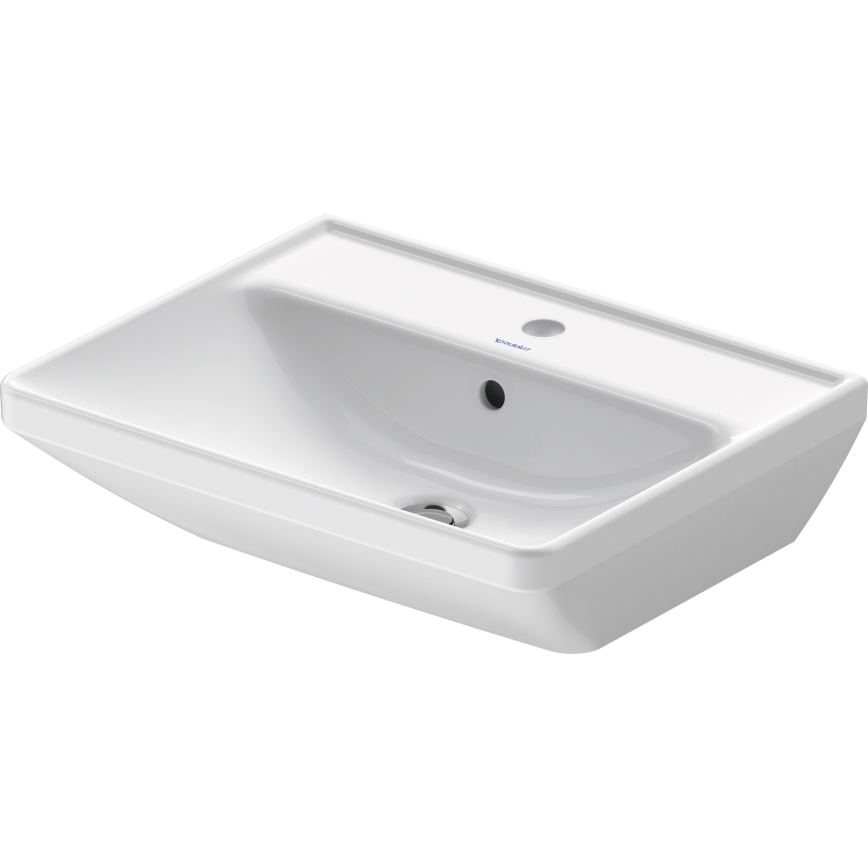 Duravit 2366550000 - Væghængt håndvask D-NEO 55x44 cm keramik/højglans hvid