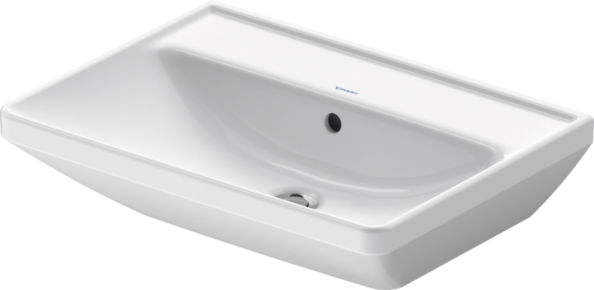 Duravit 2366600060 - Vægmonteret håndvask D-NEO 60x44 cm keramik/blank hvid