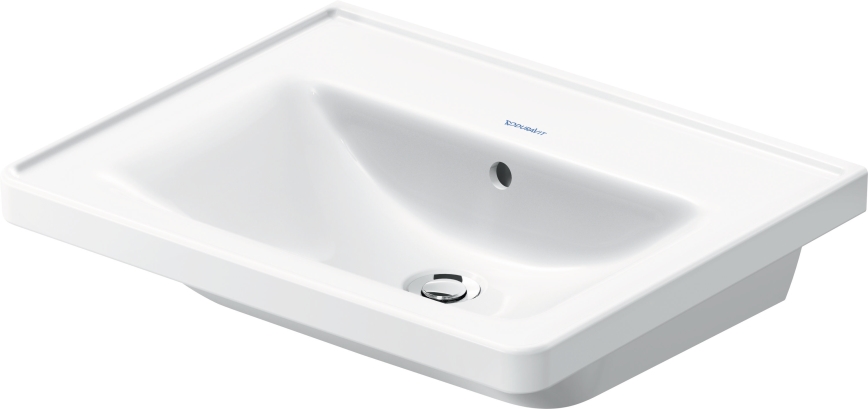 Duravit 2367600060 - Vægmonteret håndvask D-NEO 60x48 cm keramik/højglans hvid