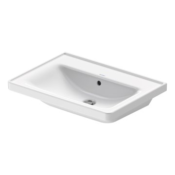 Duravit 2367650060 - Vægmonteret håndvask D-NEO 65x48 cm keramisk/blank hvid