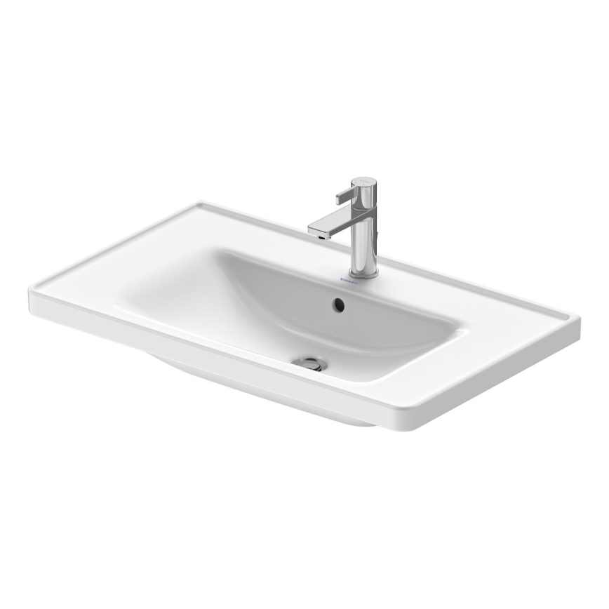 Duravit 2367800000 - Væghængt håndvask D-NEO 80x48 cm keramik/højglans hvid