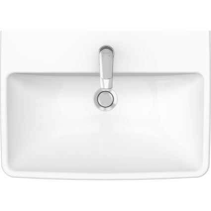 Duravit 23756500002 - Vægmonteret håndvask D-NEO 65x46 cm, keramik/højglans hvid