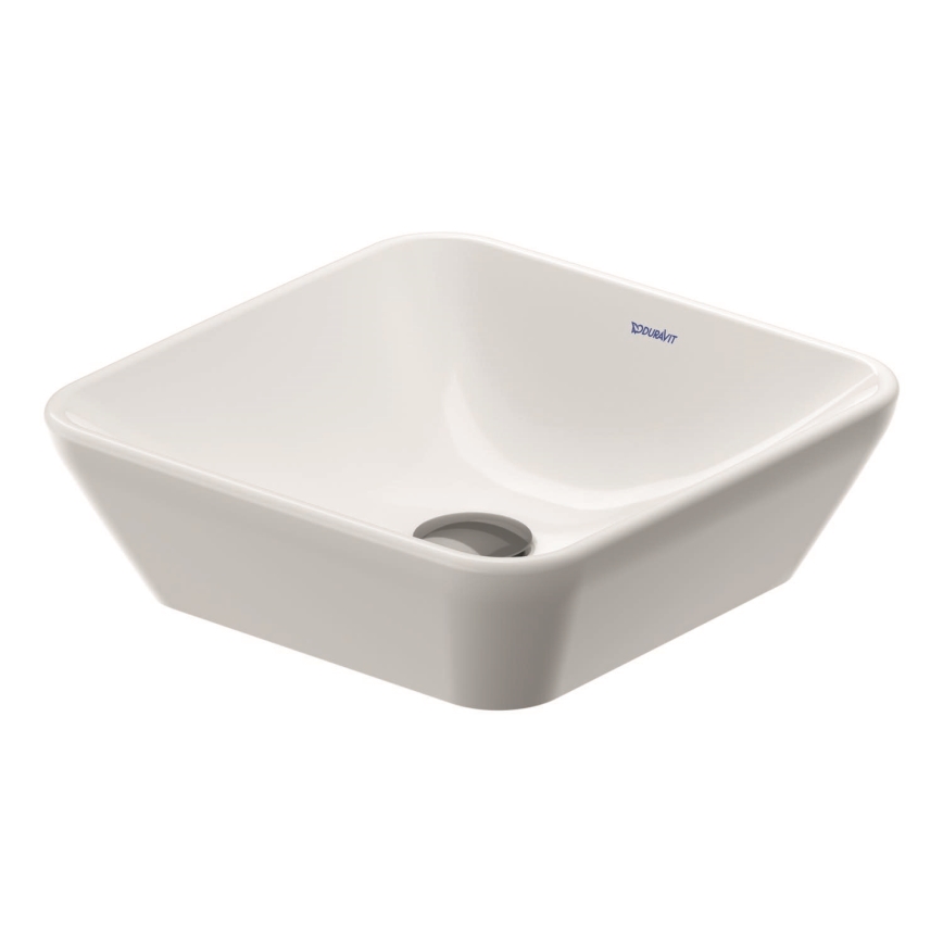 Duravit 2397400070 - D-NEO håndvask til bordplade 40 x 40 cm keramik/højglans hvid